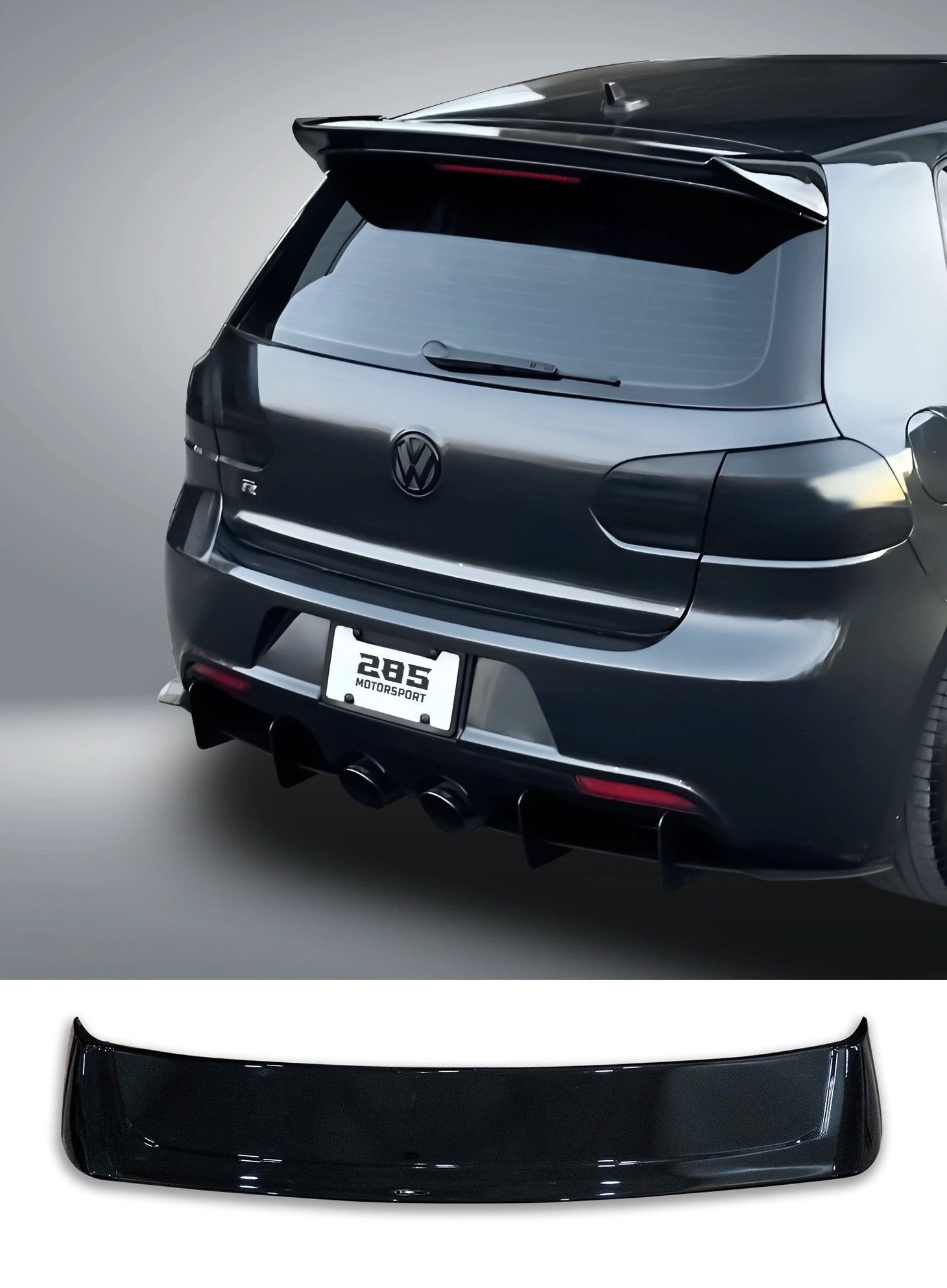Osir Style Roof Spoiler - 2010-2014 Golf Mk6 GTI / R / R20