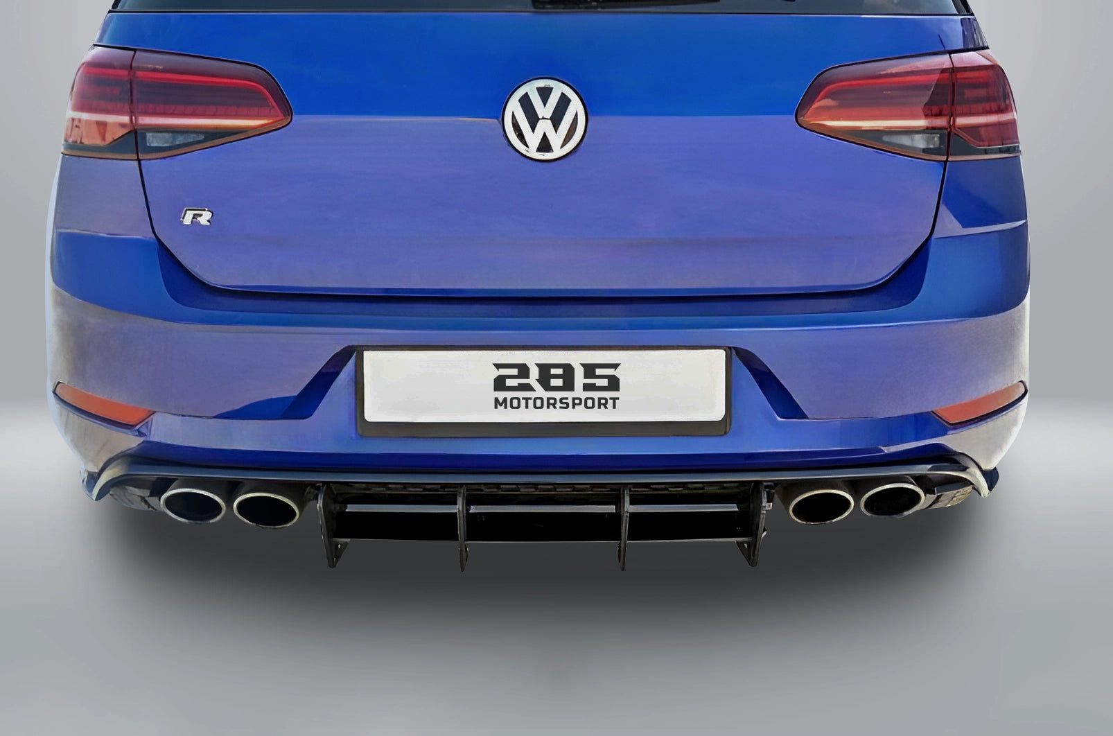 2012-2016 Volkswagen Mk7 Golf R Hatchback - Shark Fin Rear Diffuser