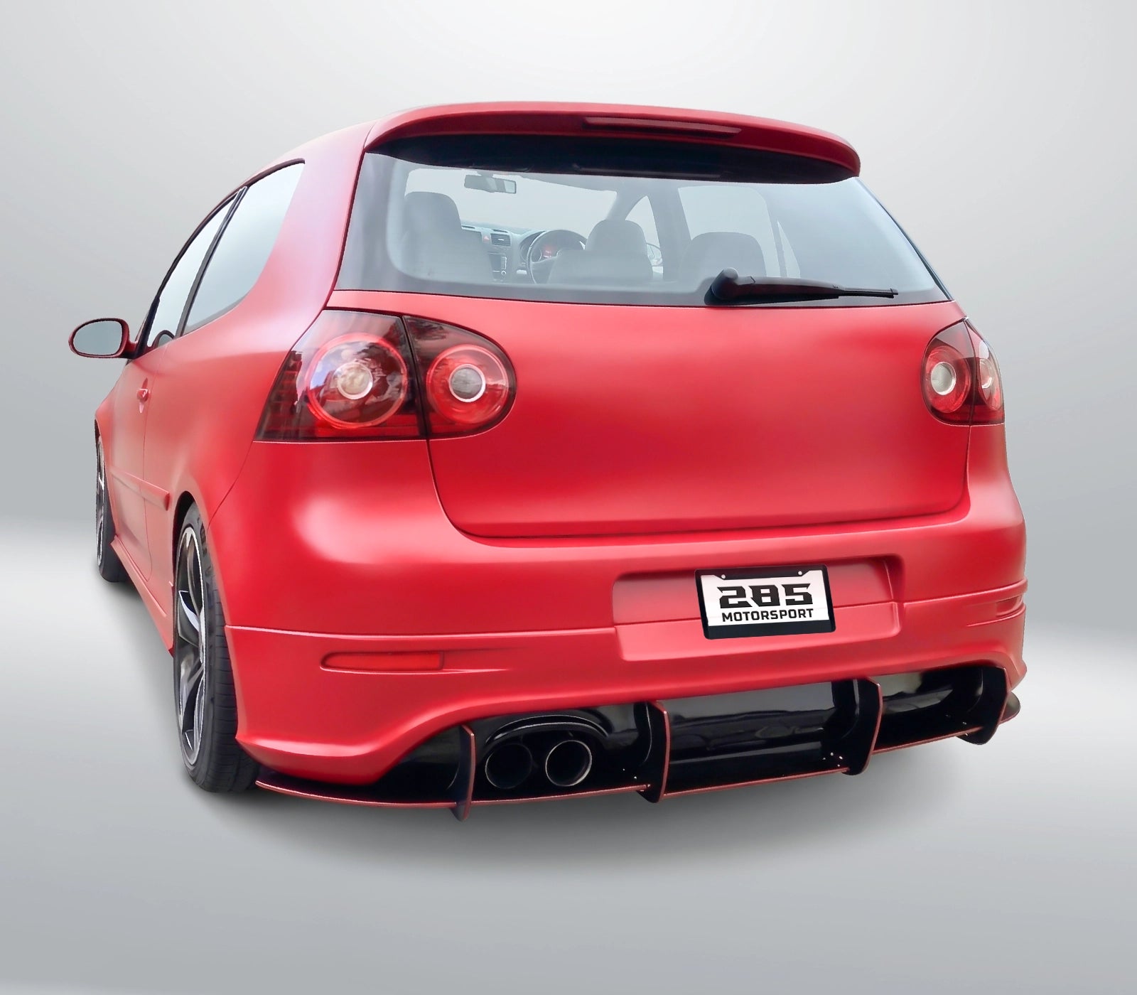 Shark Fin Rear Diffuser - 2006-2009 Golf Mk5 R32