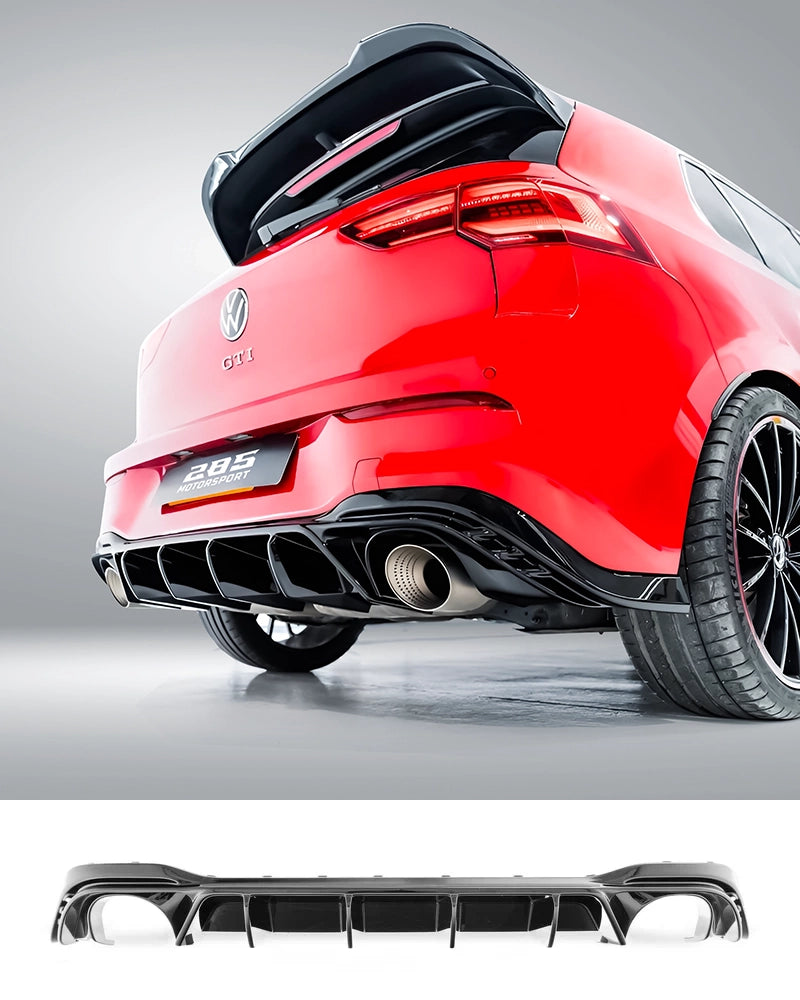 MX Style Rear Diffuser - 2022-2025 Golf Mk8 GTI