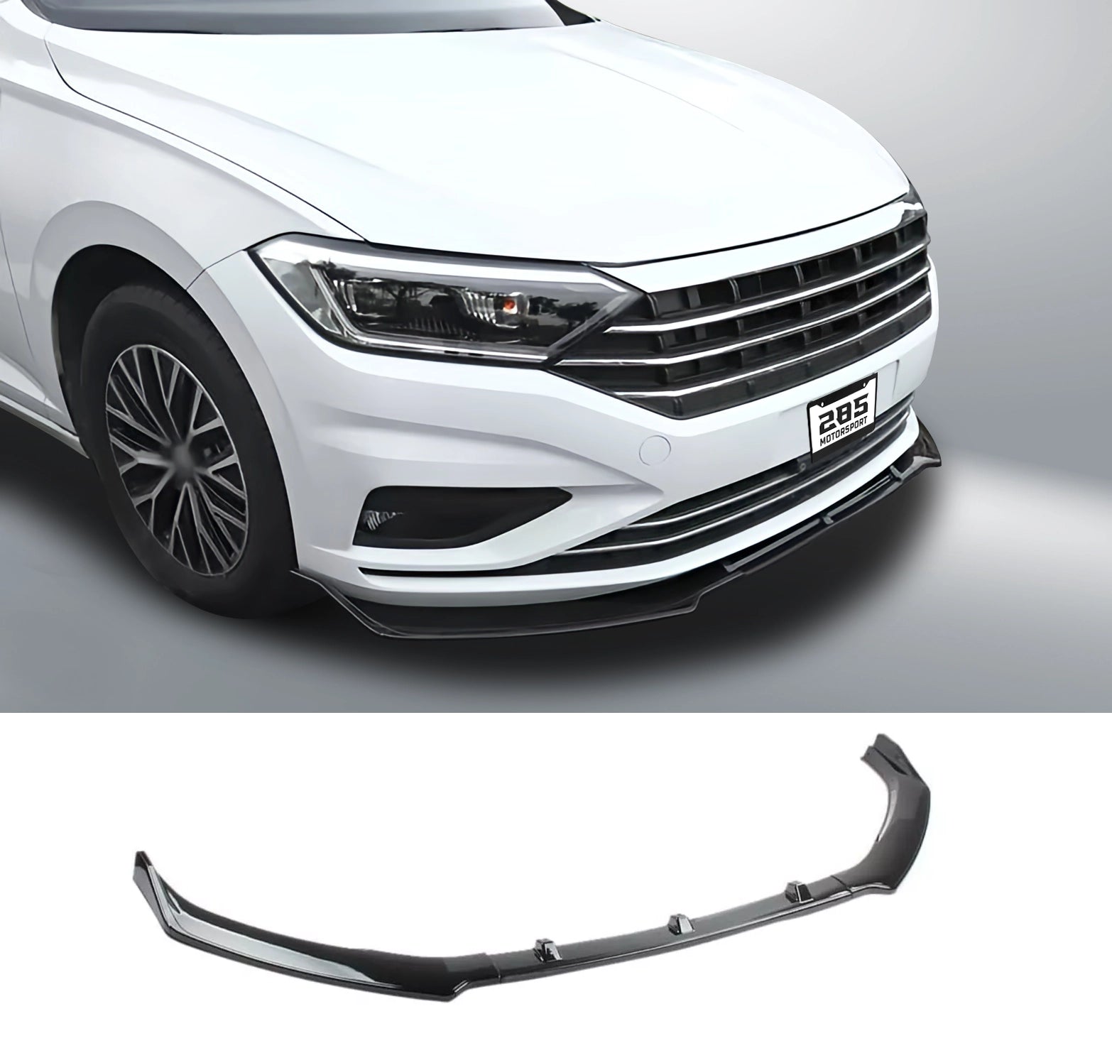 Sport Style Front Lip Splitter - 2019-2021 Jetta Mk7 Base model Sedan