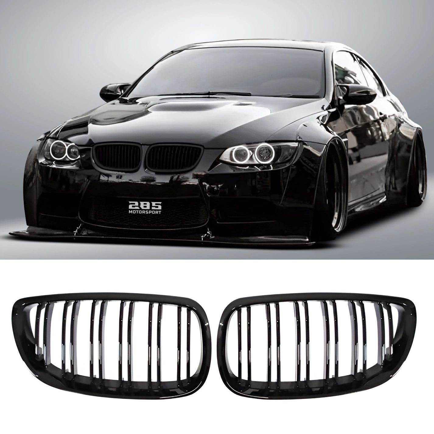 Kidney Style Front Grille - 2006-2009 BMW 3 Series E92 Coupe