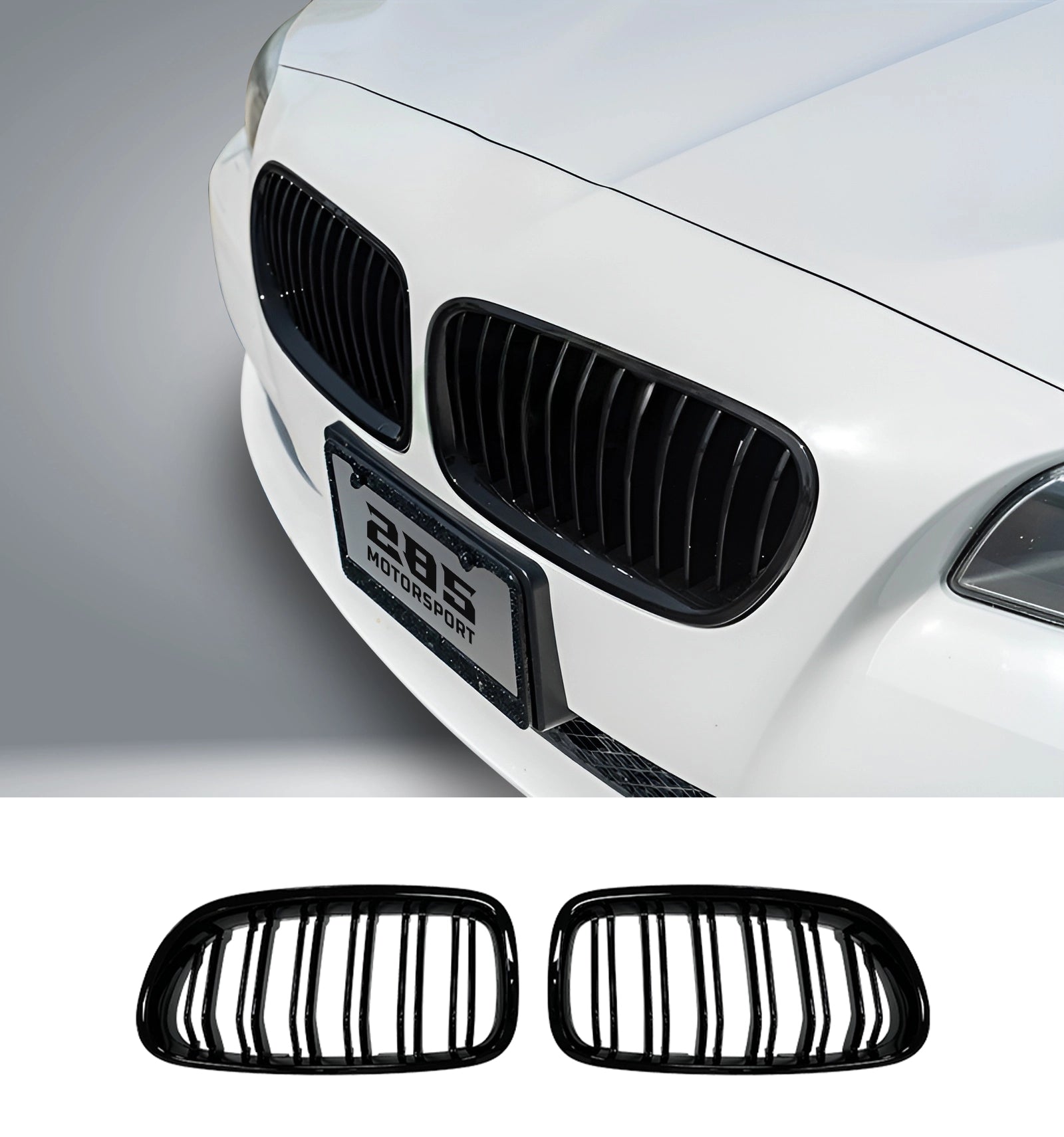 Kidney Style Front Grille - 2010-2017 BMW 5 Series F10 Sedan