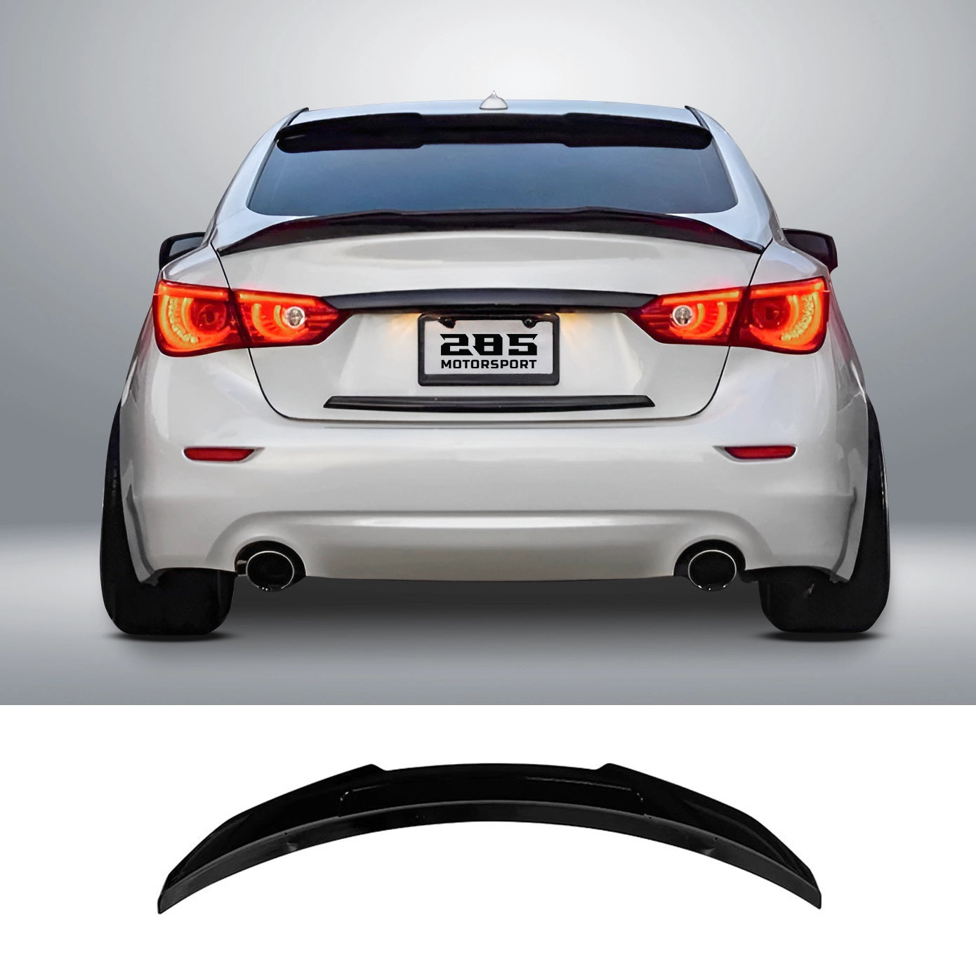 PSM Style Trunk Spoiler - 2014-2024 Infiniti Q50 1st Gen & Facelift