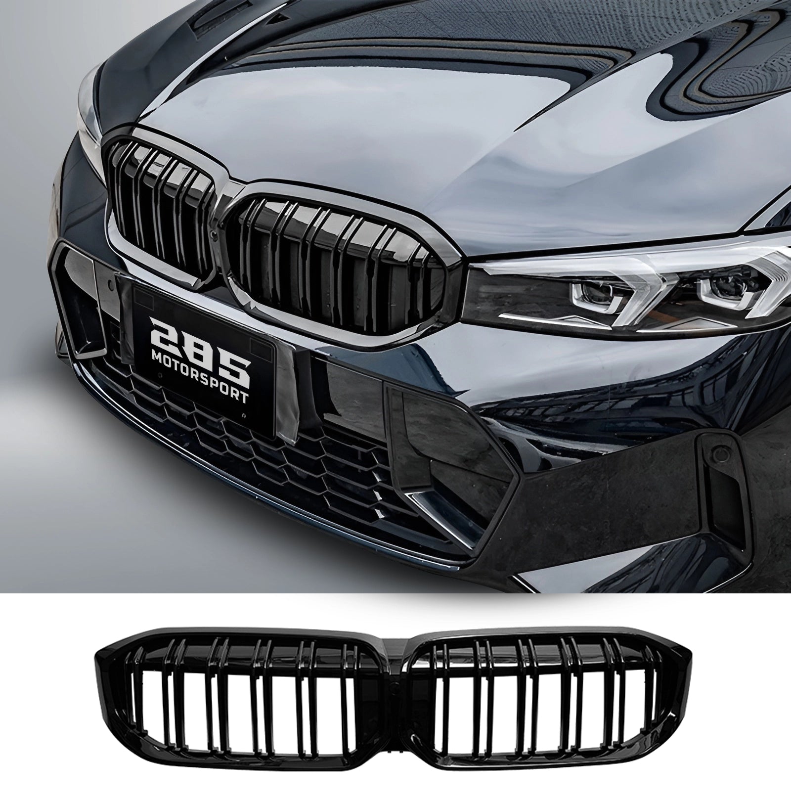 Kidney Style Front Grille - 2020-2022 BMW 3 Series G20 Sedan