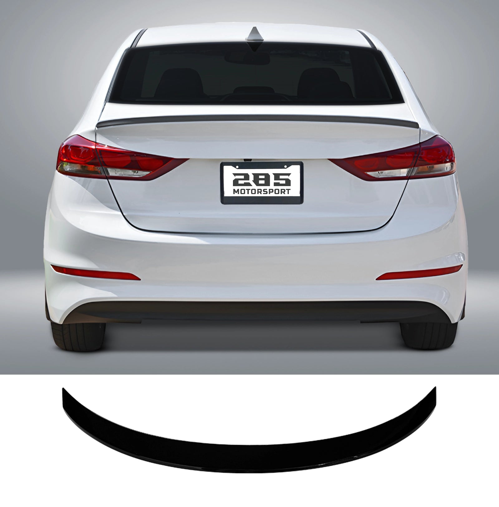 OEM Style Trunk Spoiler - 2017-2018 Hyundai Elantra 6th Gen Sedan