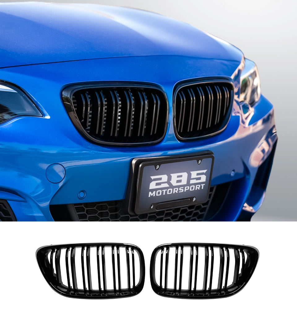 Kidney Style Front Grille - 2014-2021 BMW 2 Series F22 2-Door Coupe