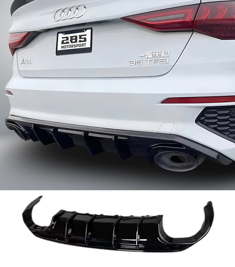 Rear Diffuser - 2021-2025 Audi A3 / A3 S-line / S3 8Y Sedan