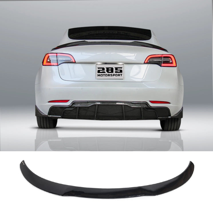 M4 Style Trunk Spoiler - 2017-2025 Tesla Model 3 1st Gen & Facelift