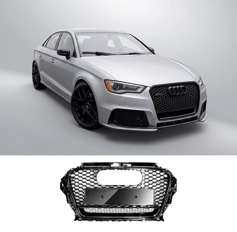 RS3 Honeycomb Grille Quattro for 2015-2016 Audi A3, A3 S-line and S3 (8V)