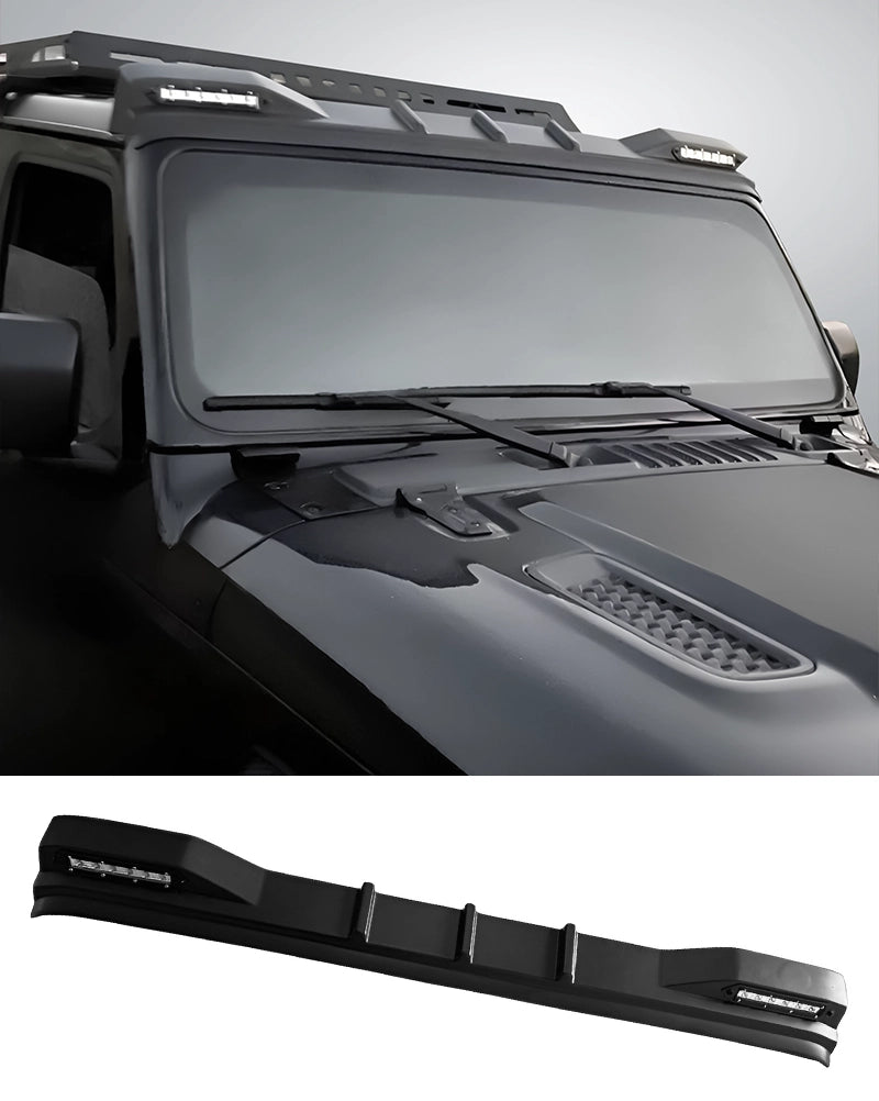 Front Roof Spoiler - 2018-2024 Jeep Wrangler JL