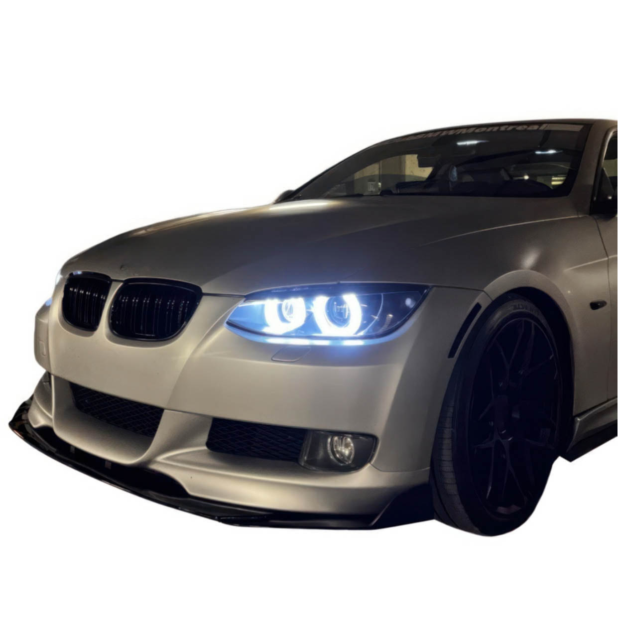 06-13 BMW 3 Series & M3 E92 | Front Lip Splitter | Gloss Black