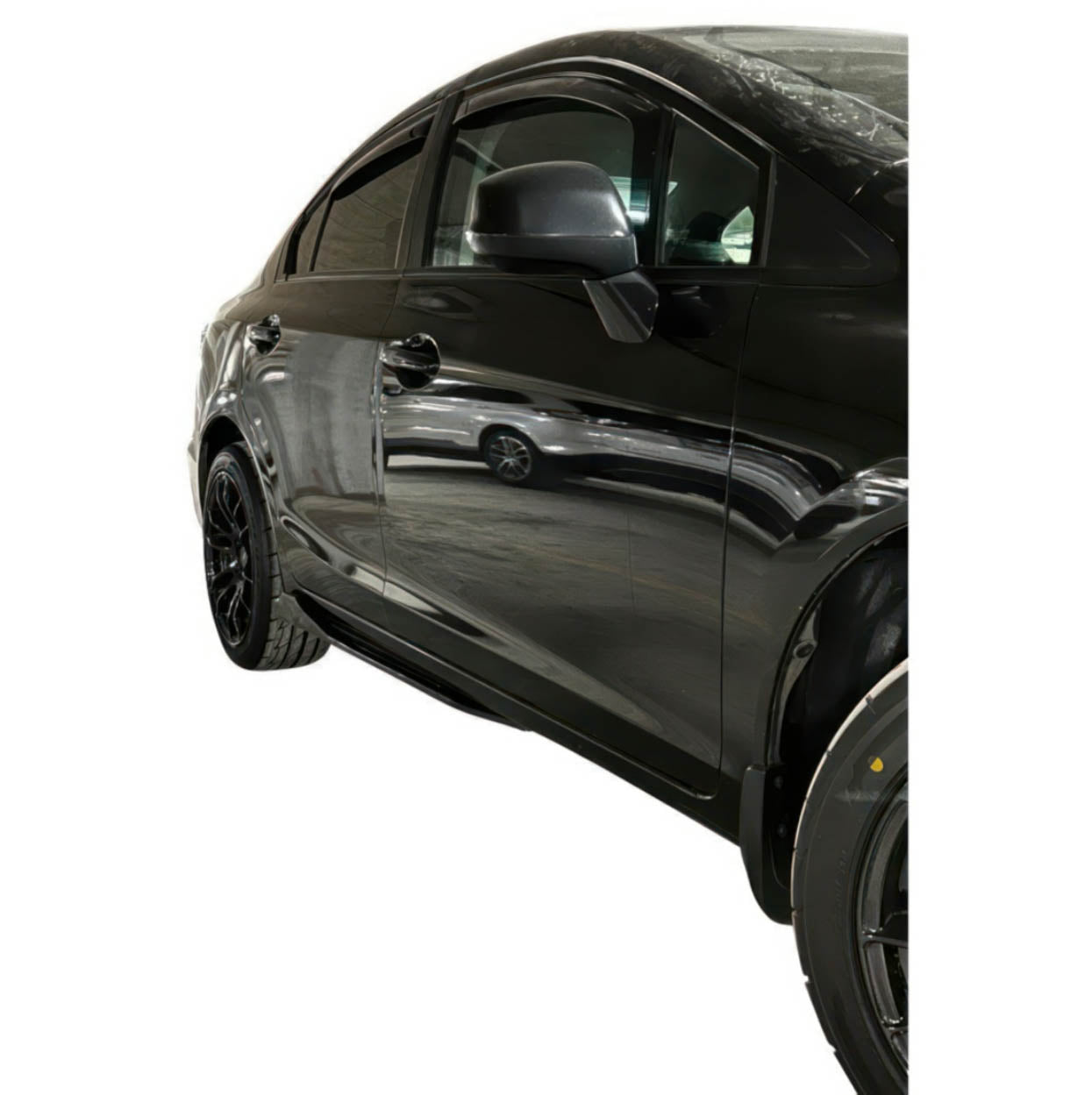 06-11 Honda Civic 8th Gen Sedan / Coupe | Front Lip Splitter | Gloss Black
