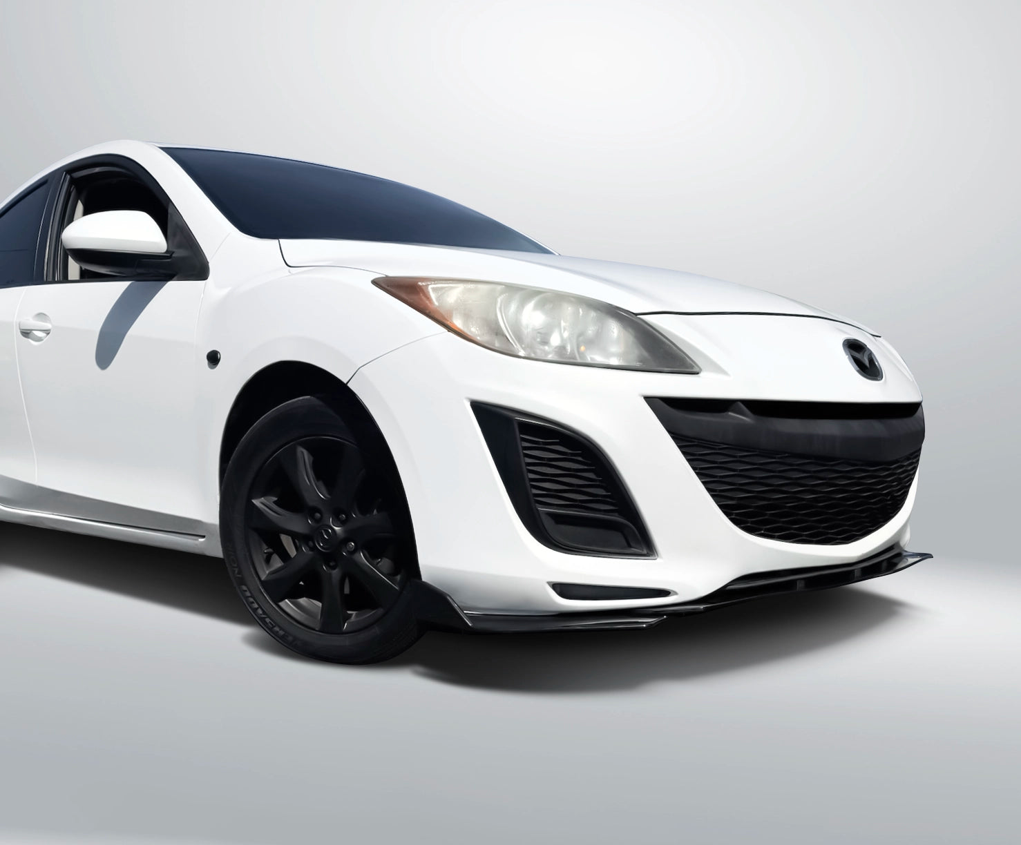 Front Lip Splitter - 2009-2013 Mazda 3 2nd Gen Sedan / Hatchback