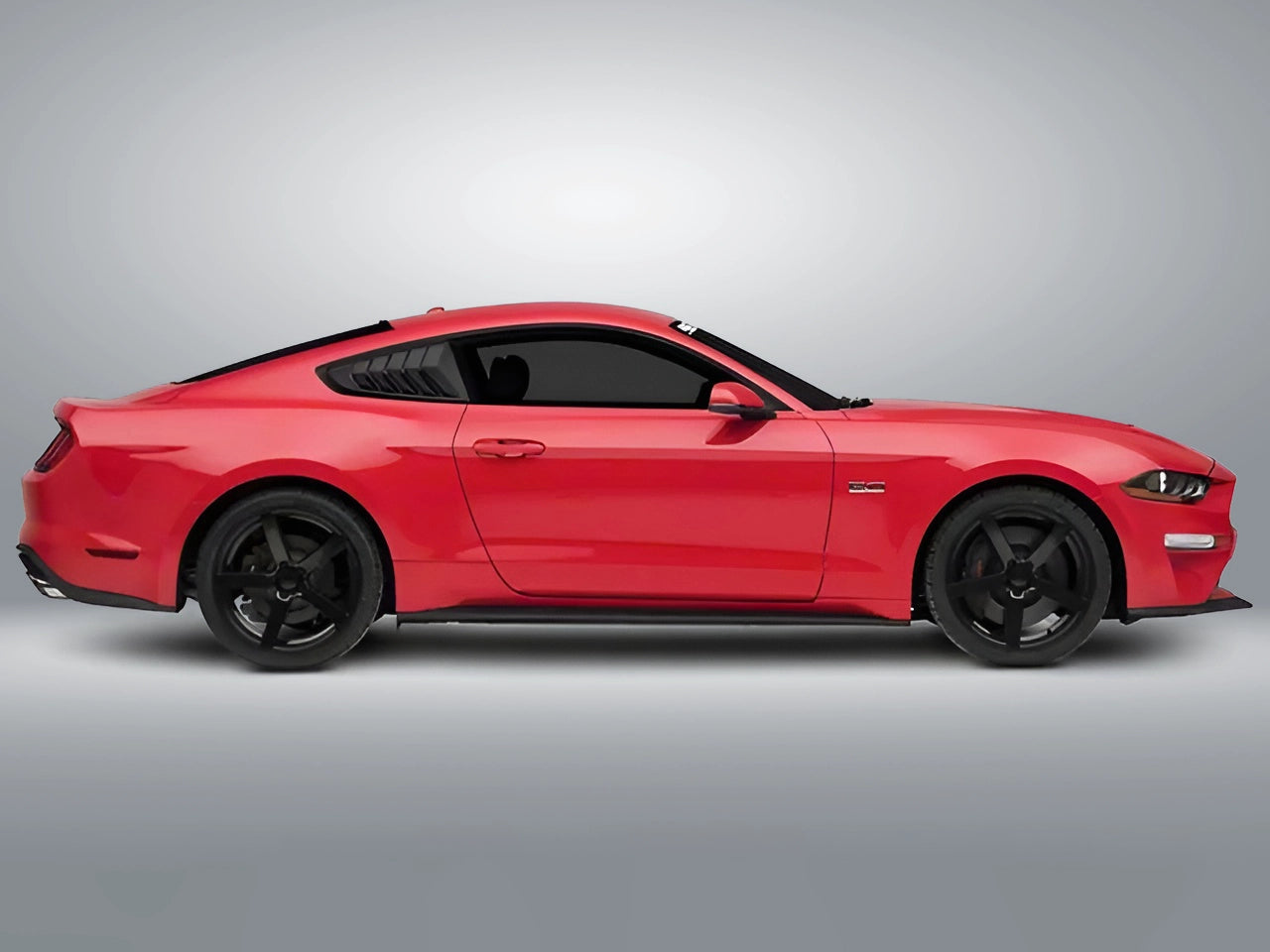 Window Louvers - 2015-2023 Mustang 6th Gen 2.3L Ecoboost, 3.7L V6, 5.0L GT