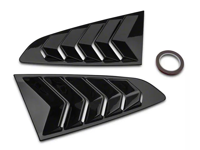 Window Louvers - 2015-2023 Mustang 6th Gen 2.3L Ecoboost, 3.7L V6, 5.0L GT