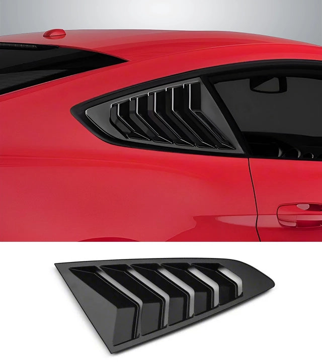 Window Louvers - 2015-2023 Mustang 6th Gen 2.3L Ecoboost, 3.7L V6, 5.0L GT