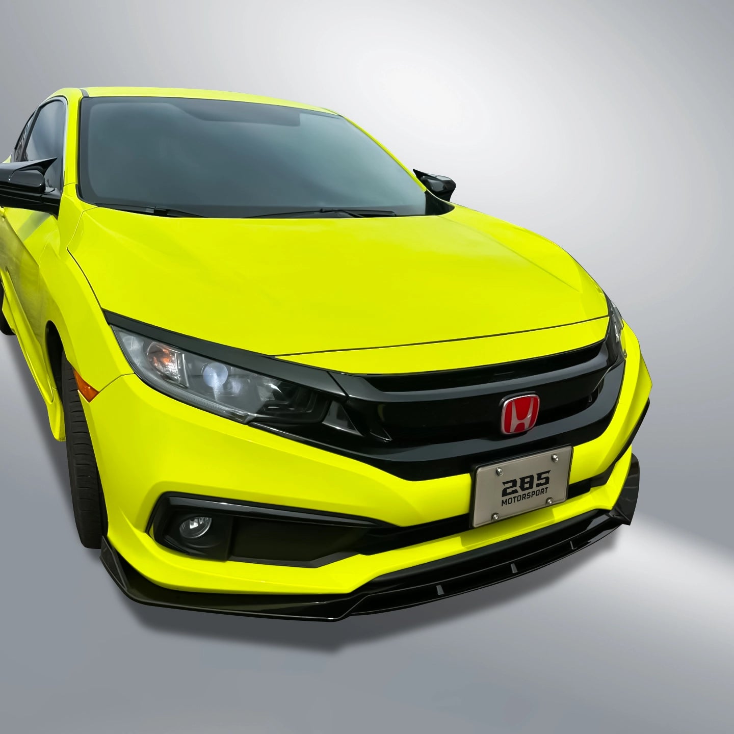 Modulo Style Front Splitter - 2016-2021 Honda Civic 10th Gen Sedan / Coupe / Hatch