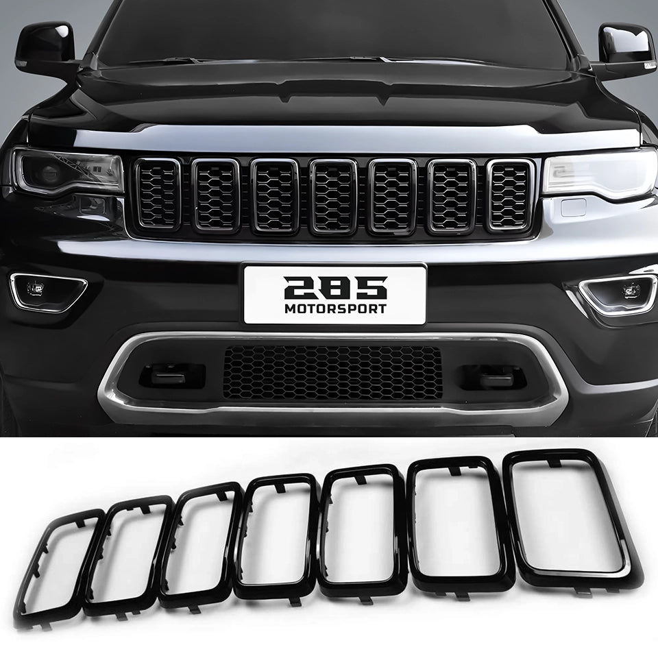 SRT Style Front Grille - 2017-2020 Jeep Grand Cherokee Wk2