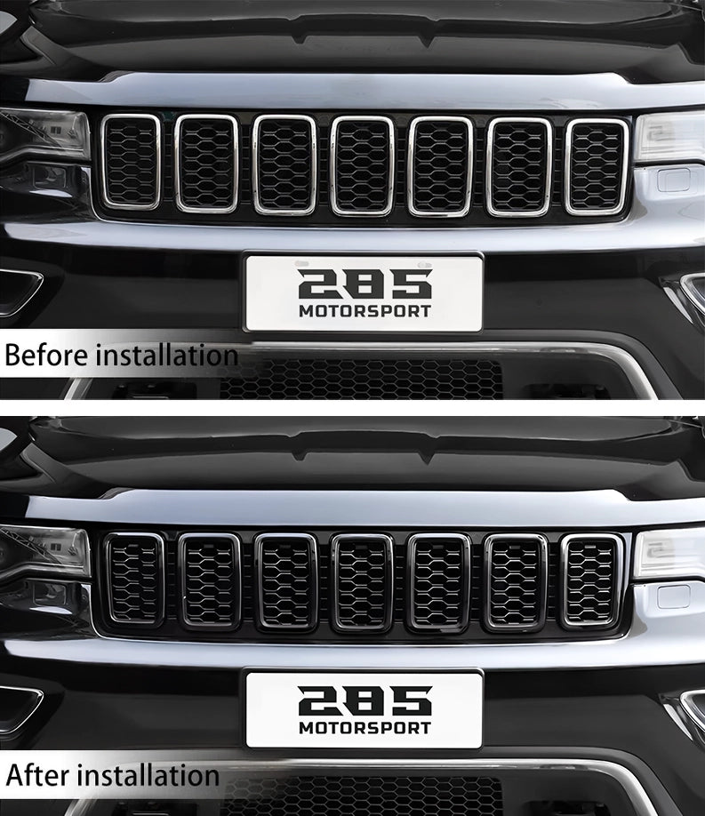 SRT Style Front Grille - 2017-2020 Jeep Grand Cherokee Wk2
