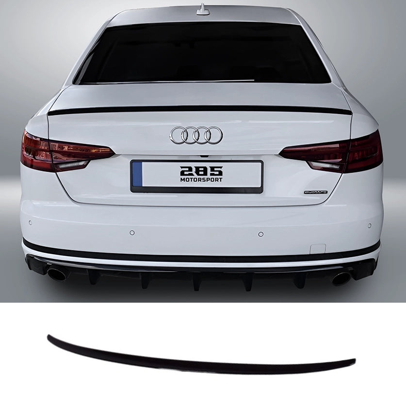 2017-2024 Audi A4 / A4 S-Line / S4 / RS4 B9 Sedan - OEM Style Rear Trunk Spoiler