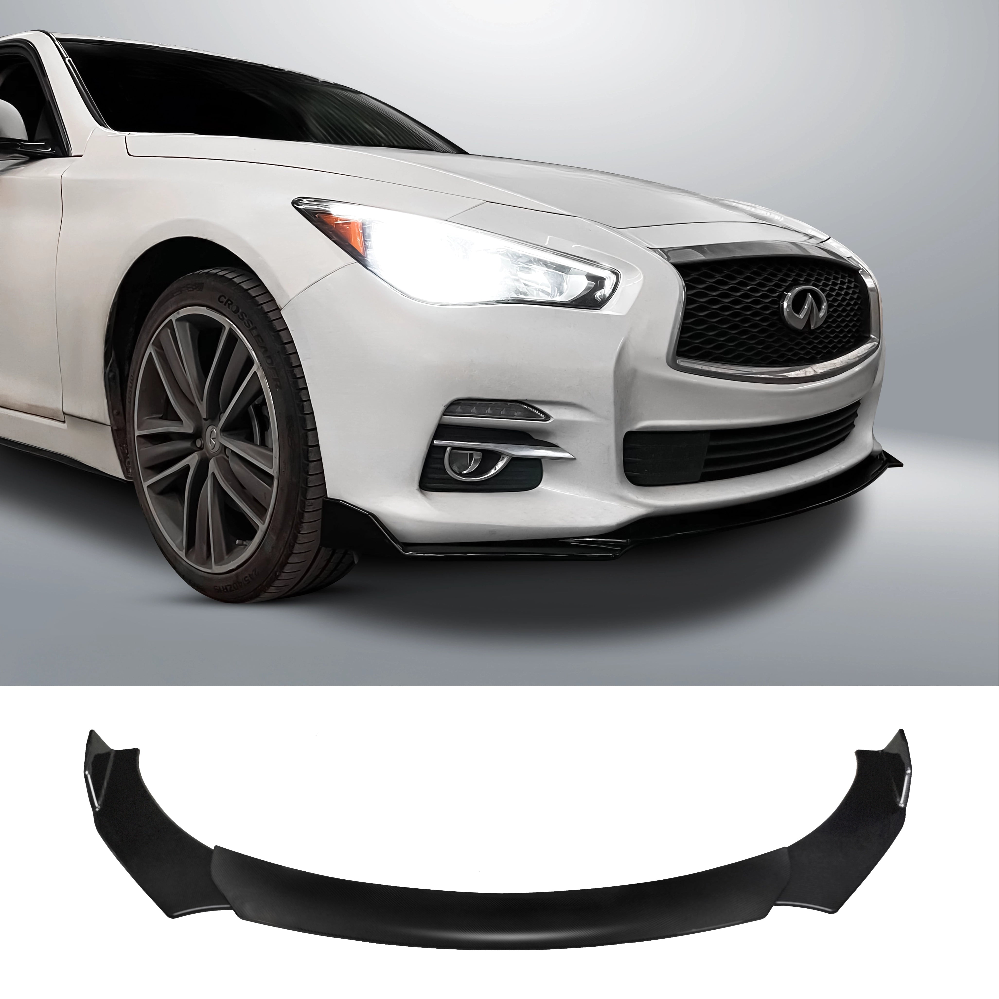 2014-2024 Infiniti Q50 + Face Lift Sedan - Front Lip Splitter