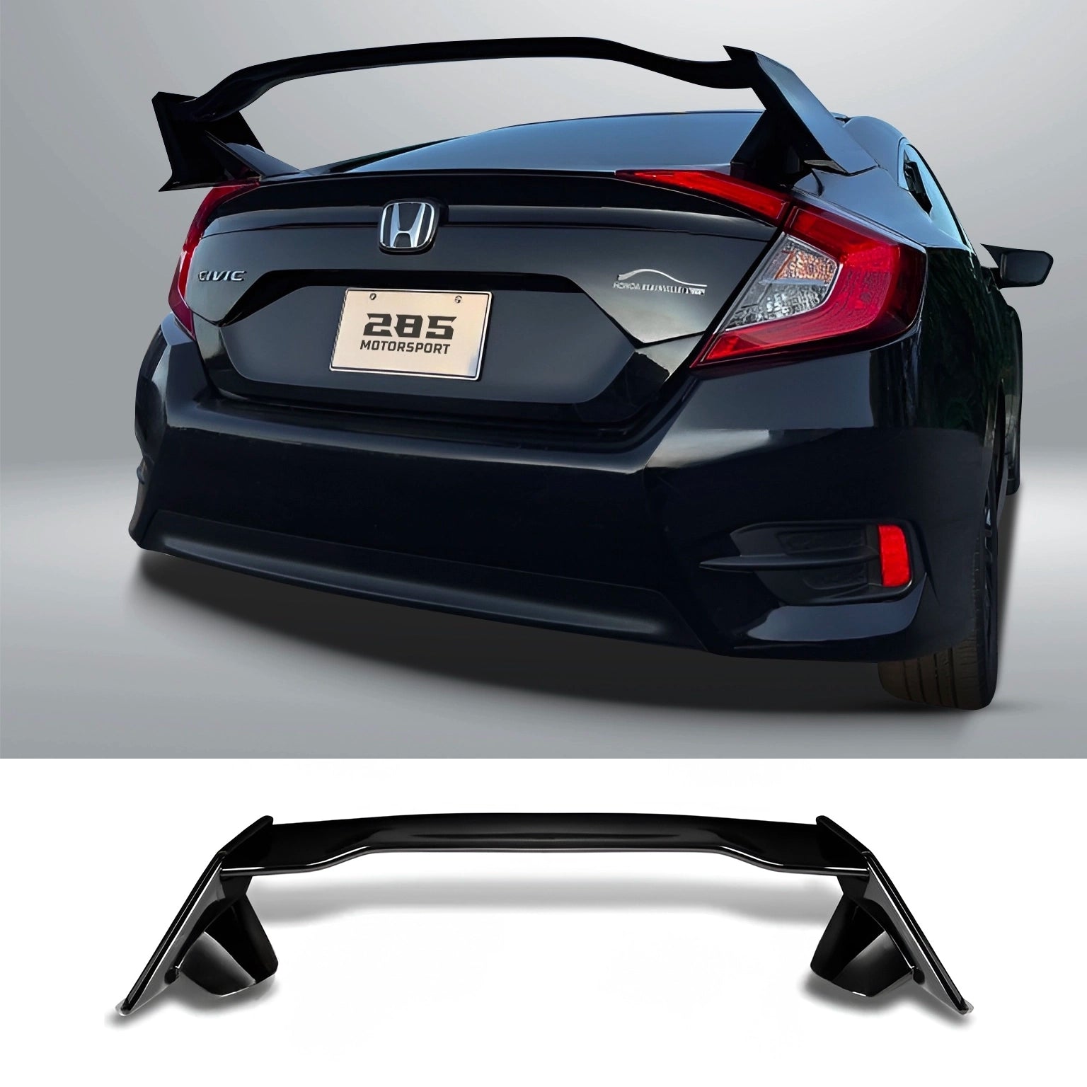 2016-2021 Honda Civic 10th Gen Sedan - Type R Style Rear Wing