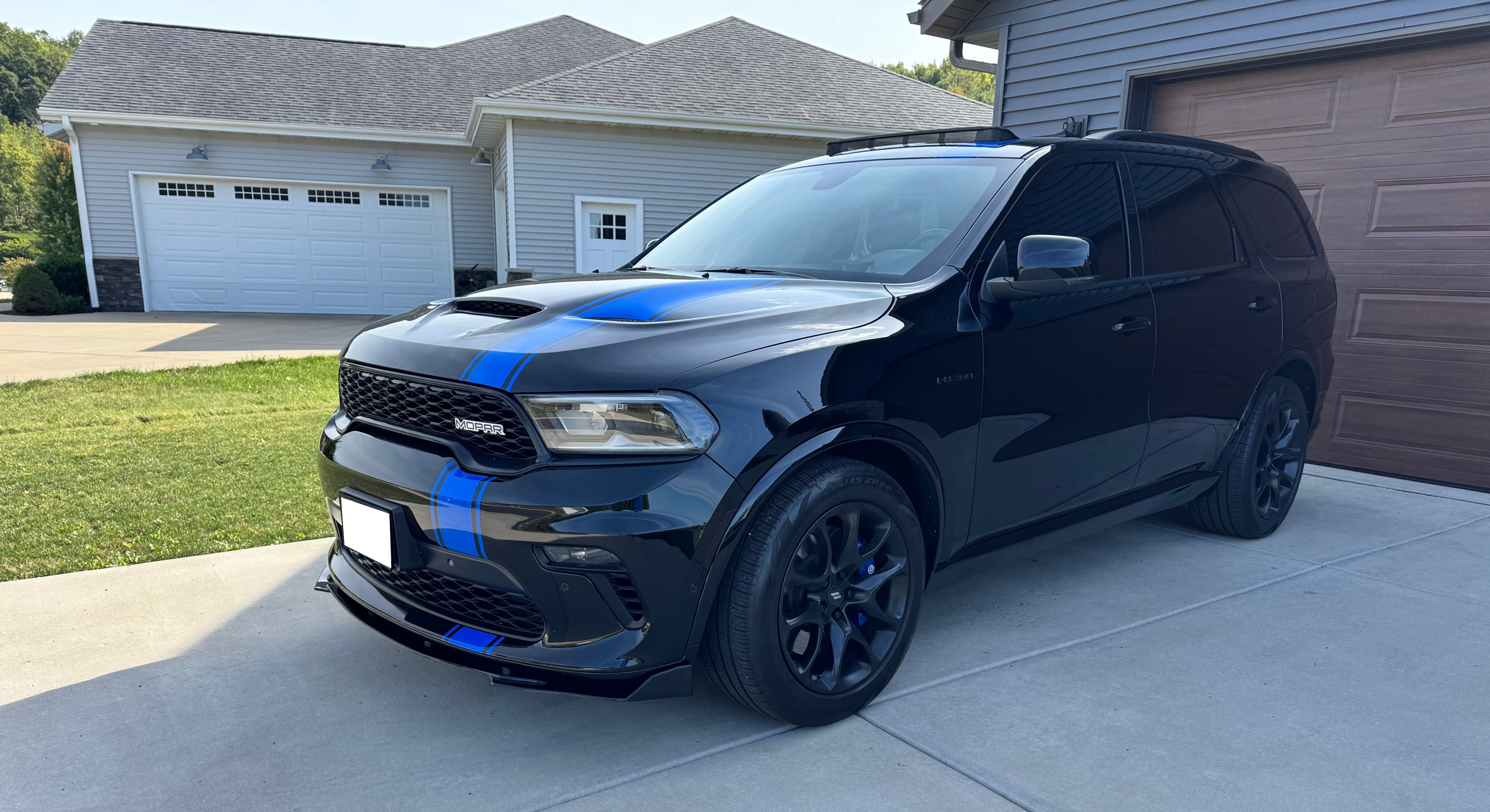 2012-2023 Dodge Durango 3rd Gen | Front Lip Splitter - Gloss Black