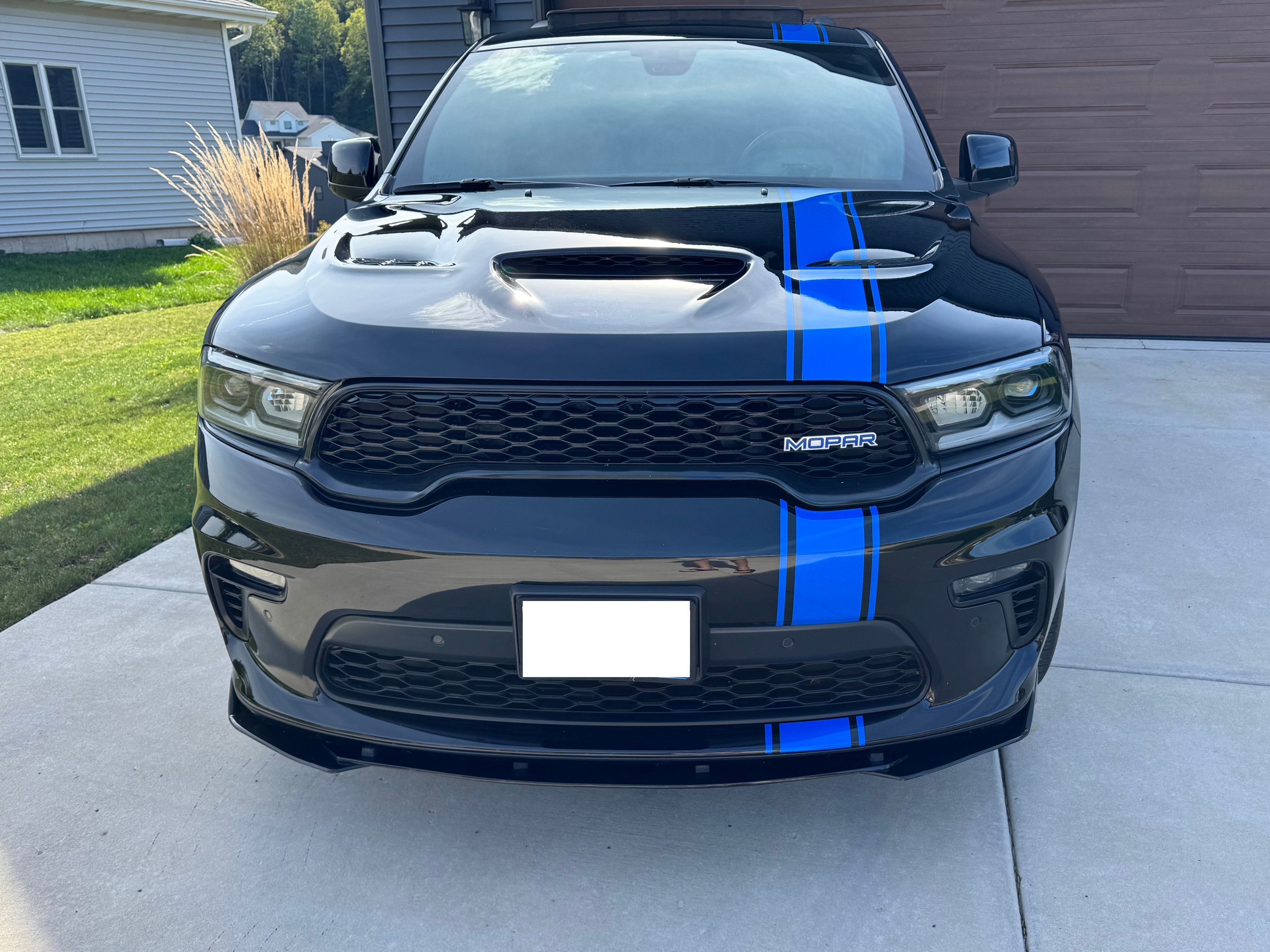 2012-2023 Dodge Durango 3rd Gen | Front Lip Splitter - Gloss Black