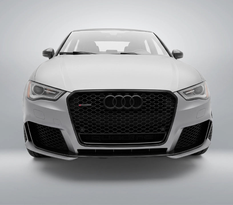 RS3 Honeycomb Grille Quattro for 2015-2016 Audi A3, A3 S-line and S3 (8V)
