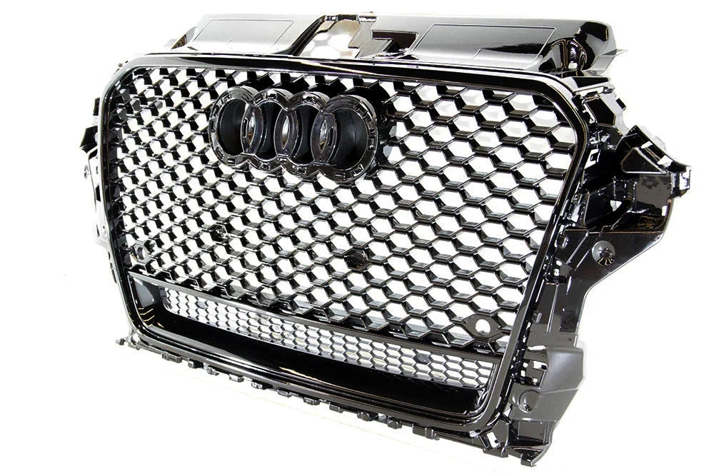 RS3 Honeycomb Grille Quattro for 2015-2016 Audi A3, A3 S-line and S3 (8V)