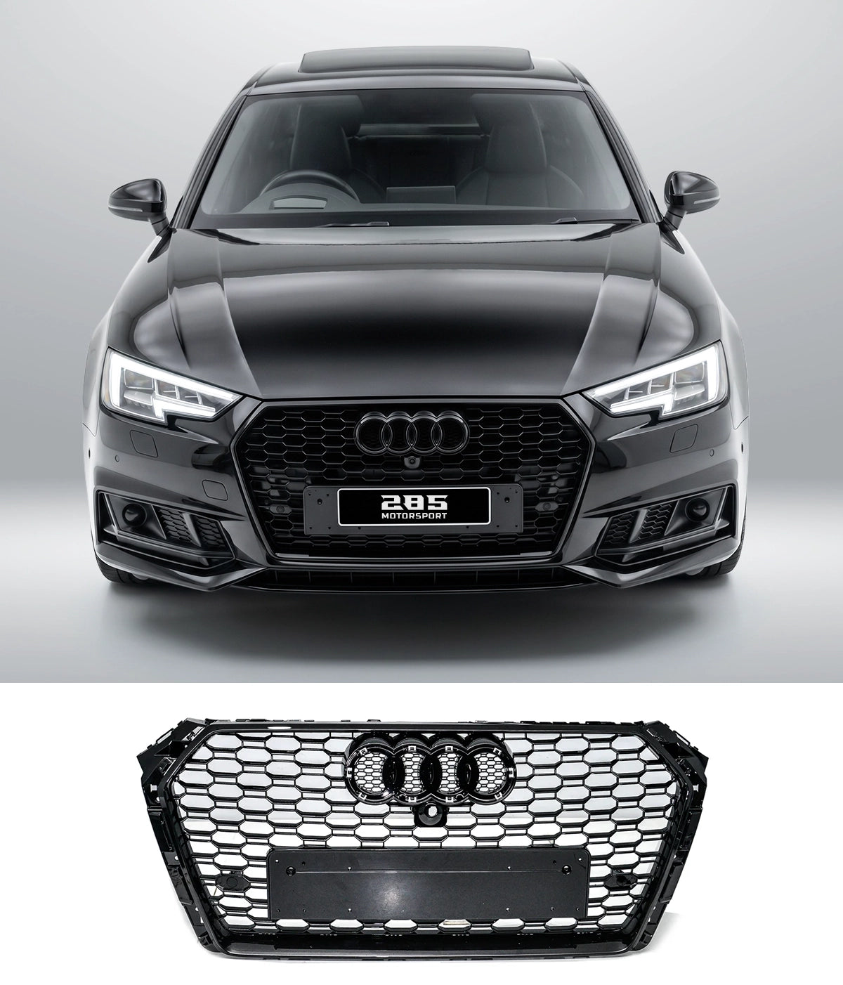 RS4 Honeycomb Grille for 2017-2019 Audi A4, A4 S-line and S4 (B9)