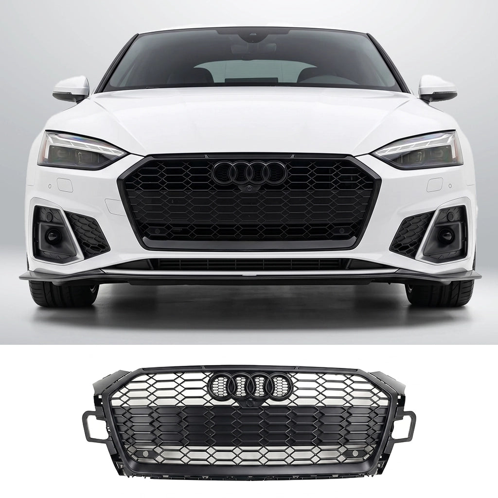 RS5 Honeycomb Grille for 2020-2024 Audi A5, A5 S-Line and S5 (B9.5)