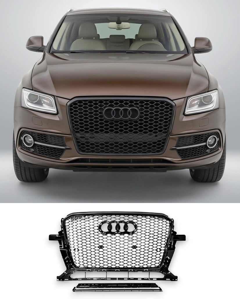 RSQ5 Honeycomb Grille for 2013-2017 Audi Q5, Q5 S-Line and SQ5 (B8.5/8R.5)