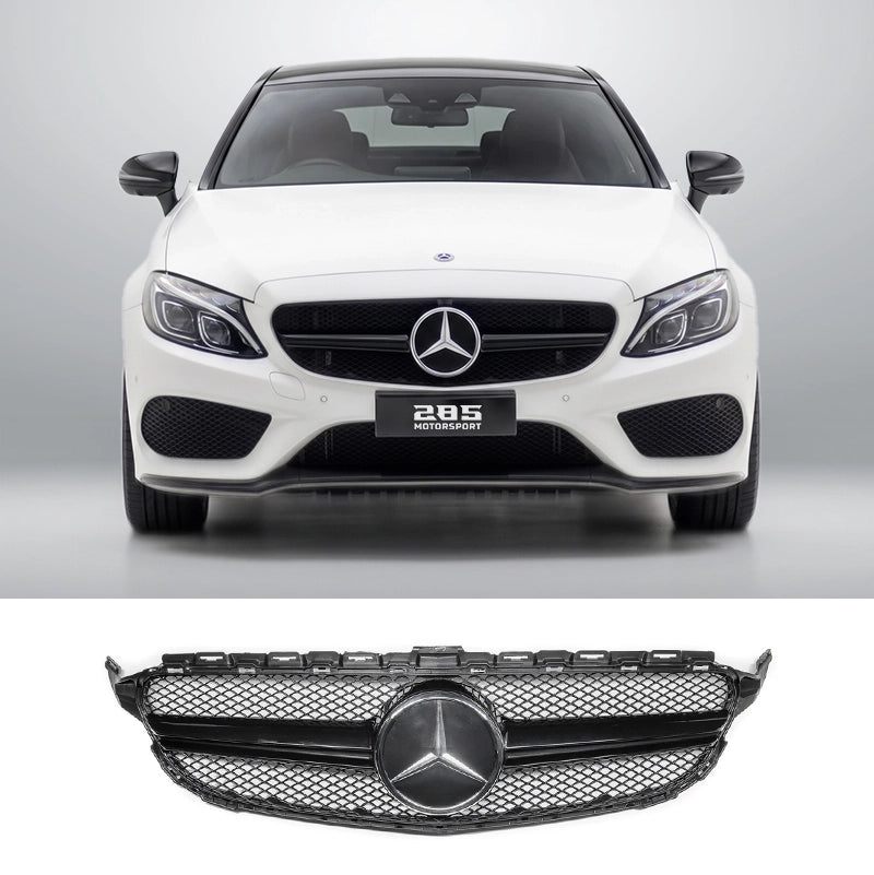 Diamond Grille for 2015-2018 Mercedes-Benz C-Class (W205)