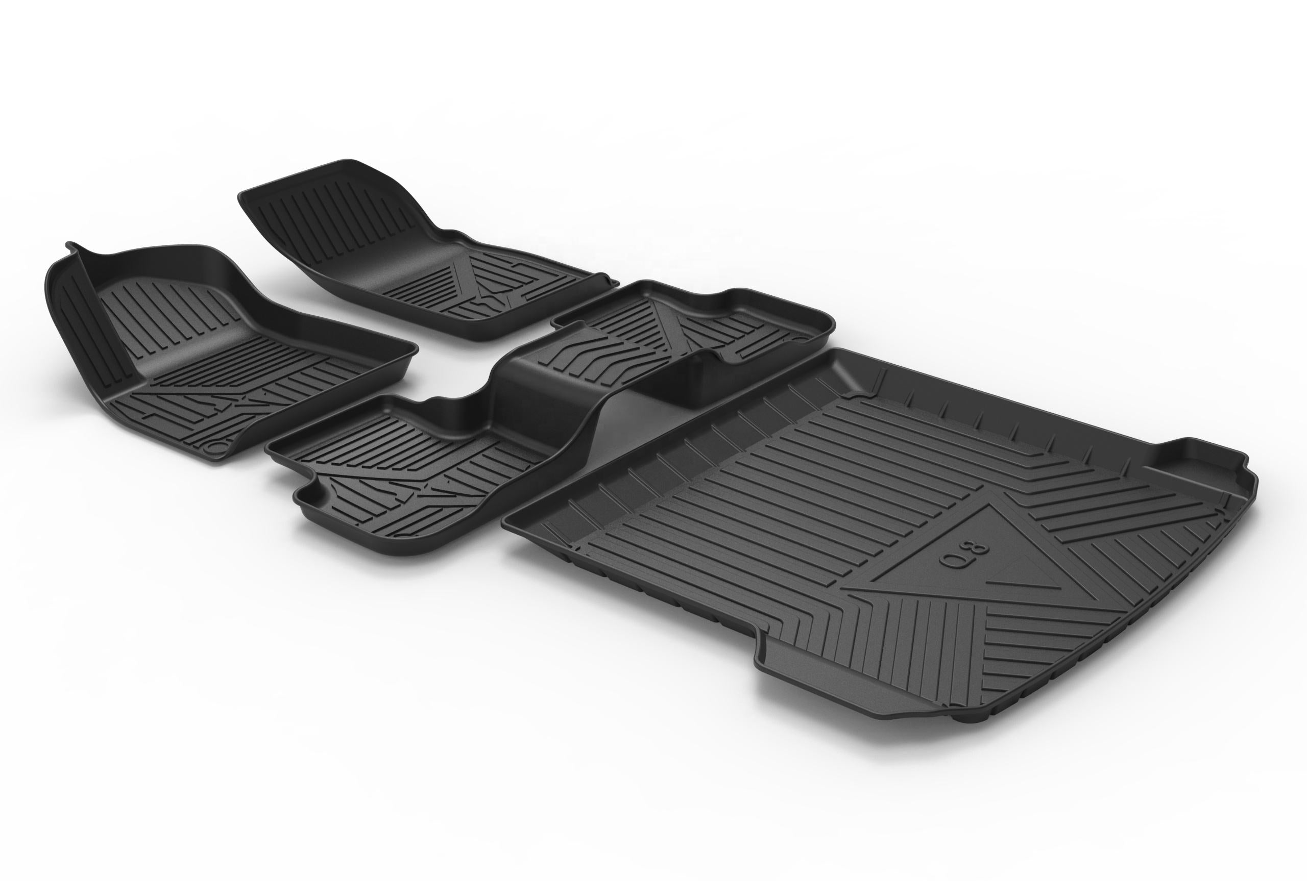 Complete Floor Mat & Cargo Liner Set for 2019-2026 Audi Q8, Q8 S-Line & SQ8 (4M)