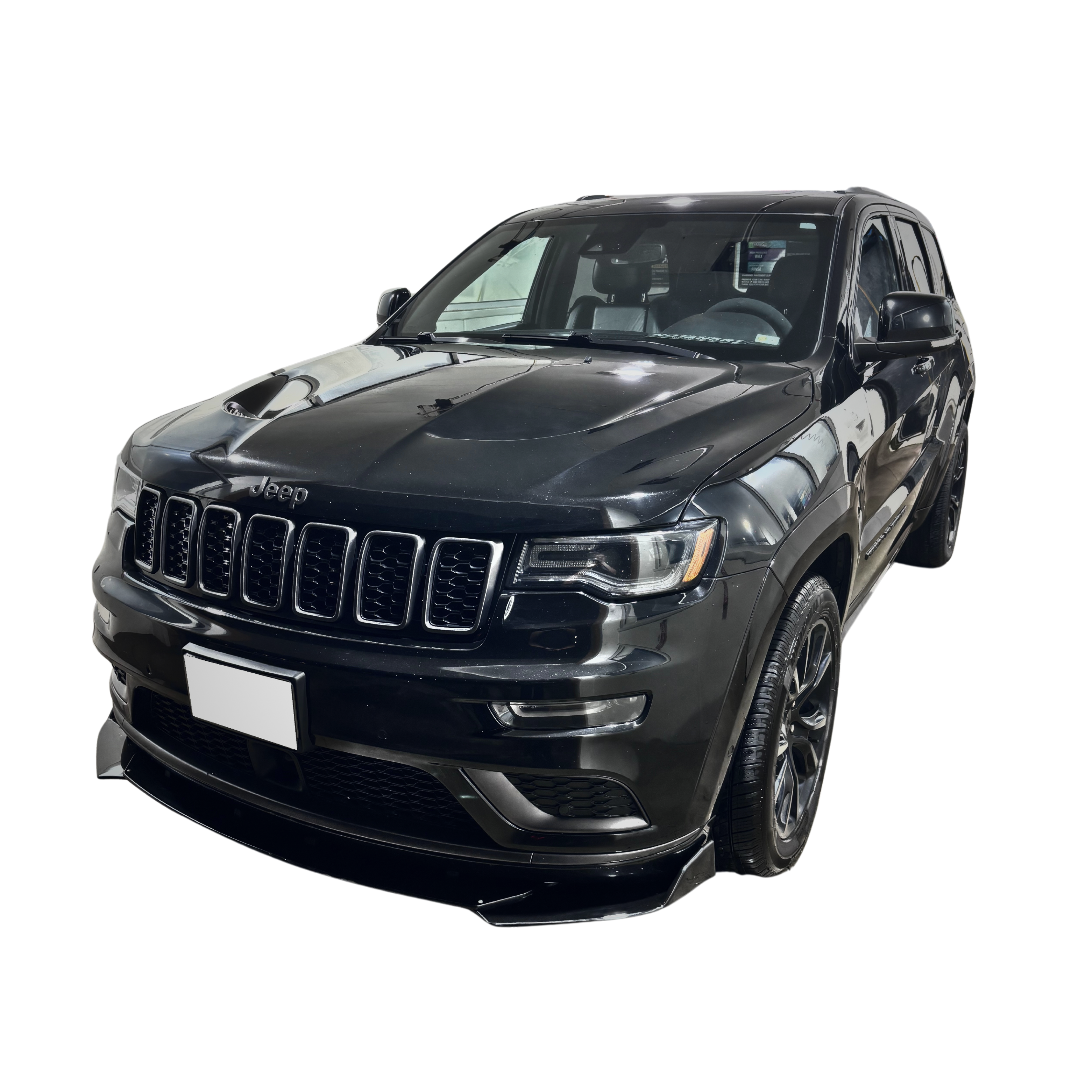 2014-2020 Jeep Grand Cherokee Wk2 SUV | Front Lip Splitter - Gloss Black