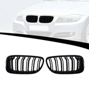 Kidney Style Front Grille - 2009-2012 BMW 3 Series E90 Facelift Sedan