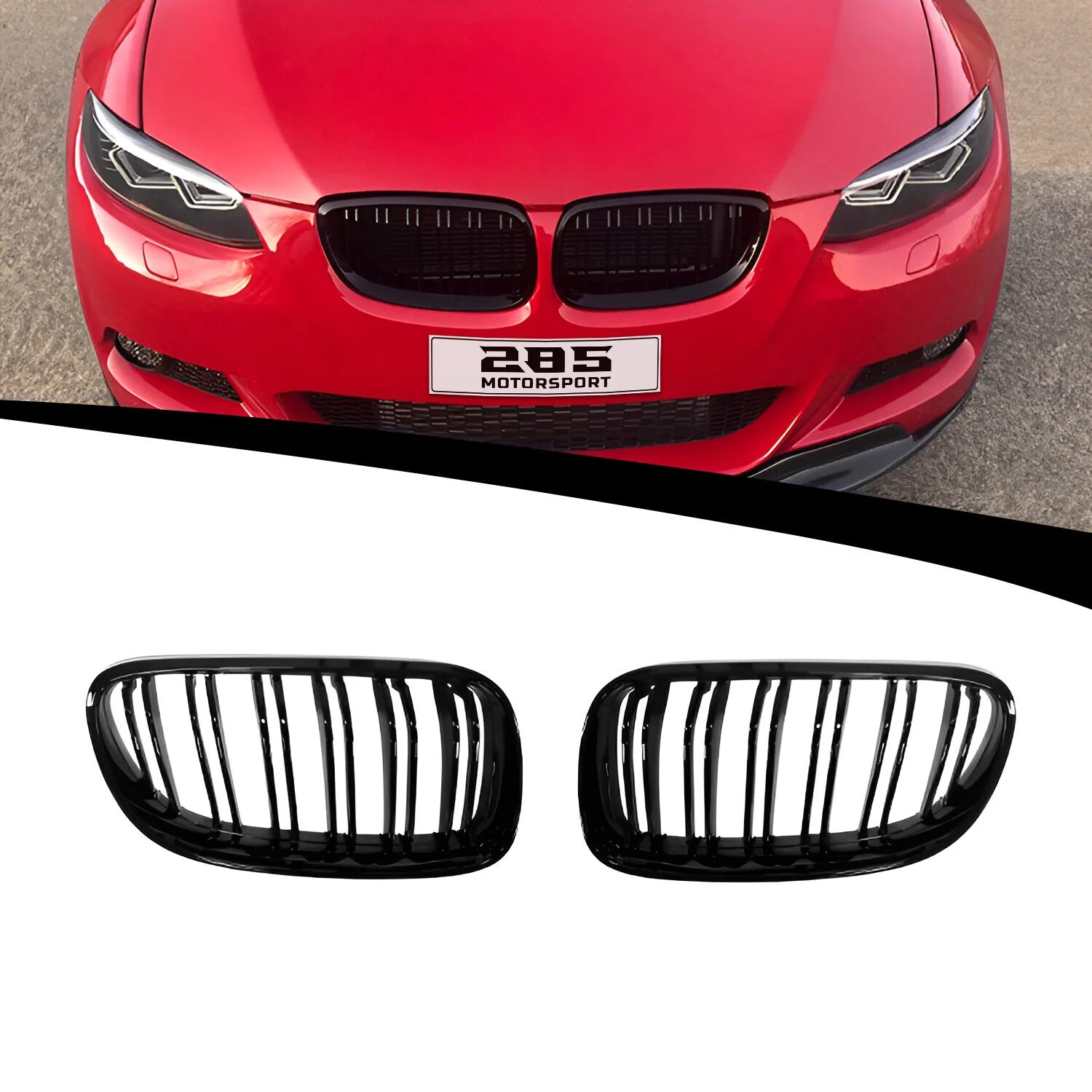 2010-2013 BMW 3 Series E92 Facelift Coupe - Kidney Style Front Grille