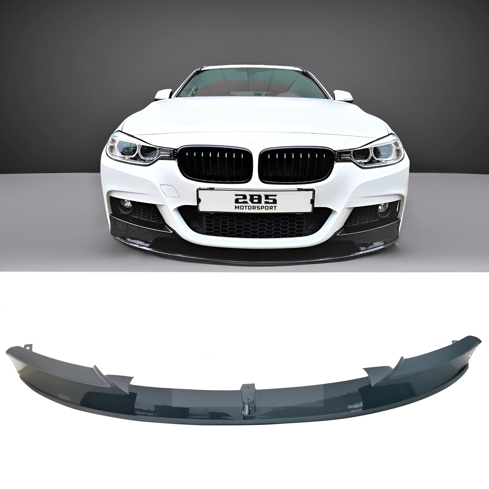 2012-2019 BMW 3 Series F30 & M3 F80 Sedan - M Style Front Lip Splitter