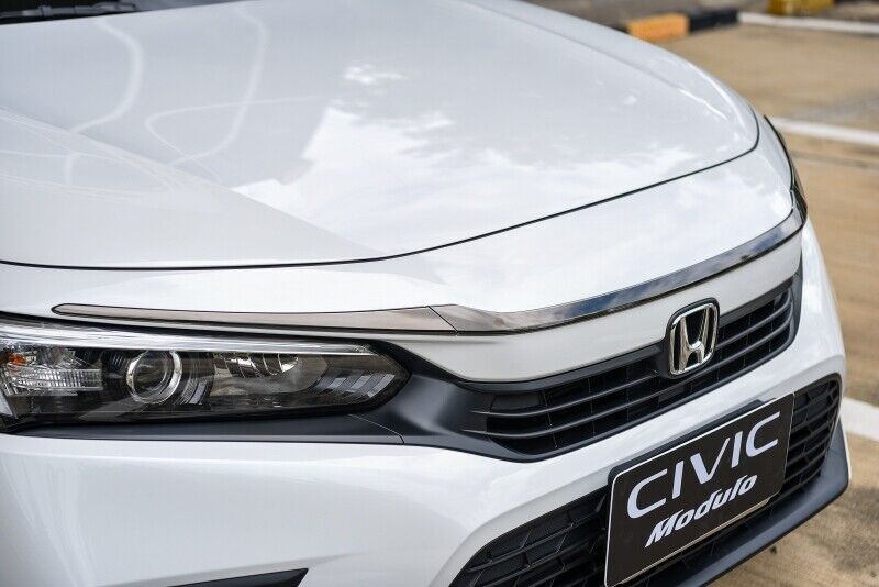 22-23 Honda Civic 11th Gen Sedan | Front Grill Garnish | Gloss Black